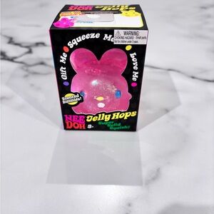 Nee Doh Jelly Hops Squeeze Toy PINK